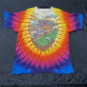 Vintage Grateful Dead T-Shirt XL Summer Tour 1994 Single Stitch Liquid Blue